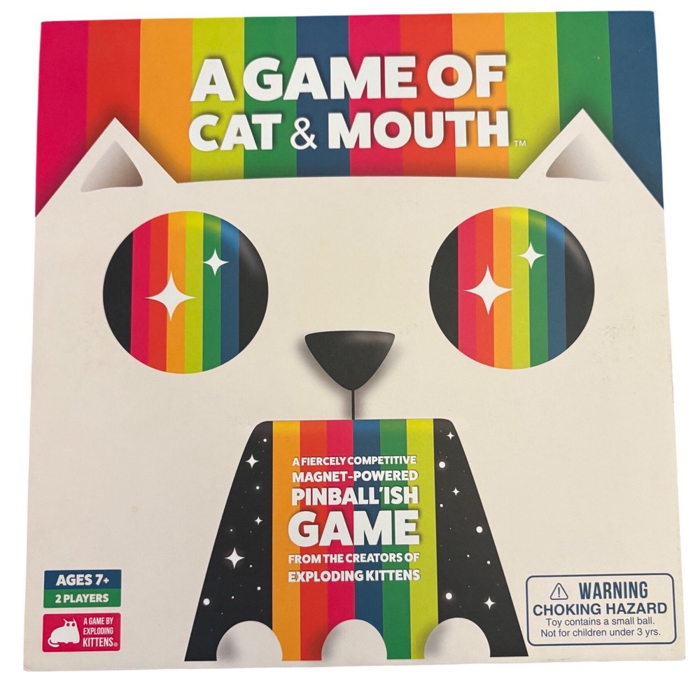 Exploding Kittens A Game of Cat & Mouth Magnetic Pinball‎ Party Game 2 Player